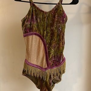 Beautiful, unique custom made baton solo costume. Make me an offer!